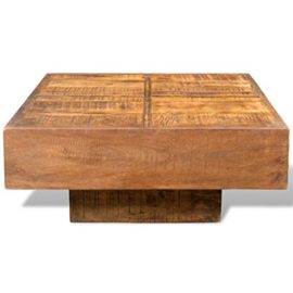 vidaXL-Table-de-salon-brune-carre-en-bois-mangue-style-antique-0-1