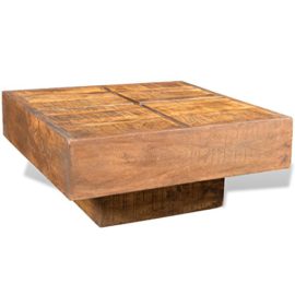 vidaXL-Table-de-salon-brune-carre-en-bois-mangue-style-antique-0