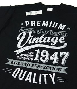 1947-Vintage-Year-Aged-To-Perfection-70-Ans-Anniversaire-T-Shirt-pour-Homme-0-1