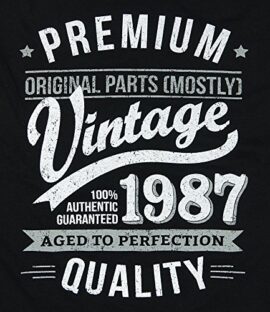 1987 Vintage Year – Aged To Perfection – 30 Ans Anniversaire T-Shirt pour Homme 1987 Vintage Year – Aged To Perfection – 30 Ans Anniversaire T-Shirt pour Homme 3