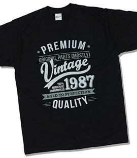 1987 Vintage Year – Aged To Perfection – 30 Ans Anniversaire T-Shirt pour Homme 1987 Vintage Year – Aged To Perfection – 30 Ans Anniversaire T-Shirt pour Homme 2