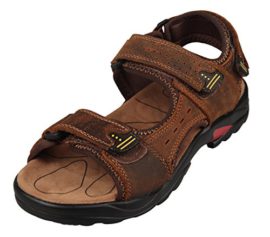 4How Sandales Homme Cuir Nubuck Taille FR 41-48 4How Sandales Homme Cuir Nubuck Taille FR 41-48 2