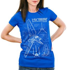 ANT-Navette-Tydirium-T-4A-Lamba-T-Shirt-Femme-bleu-rebelles-0