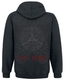 Amon Amarth Viking Horde Sweat à capuche zippé noir Amon Amarth Viking Horde Sweat à capuche zippé noir 3