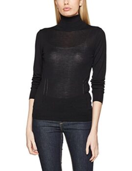 Benetton Extra Fine Marino Turtle Neck Jumper, Pull Femme Benetton Extra Fine Marino Turtle Neck Jumper, Pull Femme