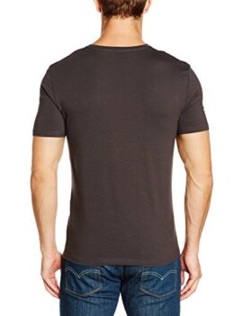 Celio-T-shirt-Uni-Col-V-Manches-courtes-Homme-0-0