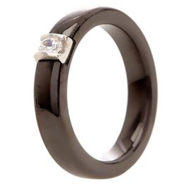 Ceramic-Prestige-Bague-motif-Argent-925-Oxyde-de-Zirconium-B129BA-0