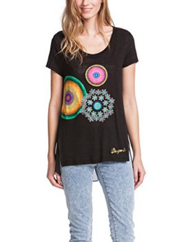 Desigual Sonora – T-shirt – Empire – Imprimé – Col rond – Manches courtes – Femme Desigual Sonora – T-shirt – Empire – Imprimé – Col rond – Manches courtes – Femme 2