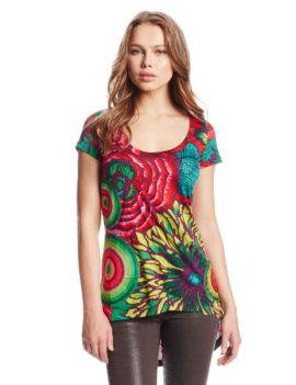 Desigual-edith-t-shirt-imprim-femme-0