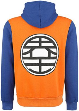 Dragon Ball Z Symbols Sweat à capuche zippé orange/bleu Dragon Ball Z Symbols Sweat à capuche zippé orange/bleu 3