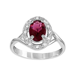 Fashionvictime – Bague Femme – « Ovale » – Argent Plaqué Rhodium – Cubic Zirconium (Cz) – Bijou Fashionvictime – Bague Femme – « Ovale » – Argent Plaqué Rhodium – Cubic Zirconium (Cz) – Bijou