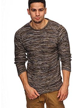 INDICODE-Hommes-Pull-Hommes-Tricot-Pullover-Knit-Randall-Cardigan-Gilet-Noir-Bleu-Gris-Rouge-Marron-S-M-L-XL-XXL-0