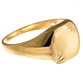 ISADY-Amazing-Gold-Bague-Mixte-Homme-Femme-Chevalire-Plaqu-Or-750000-18-carats-0-0