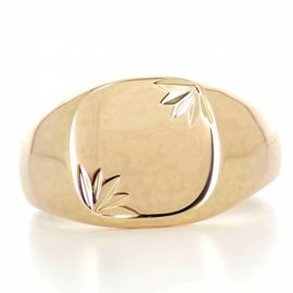 ISADY-Amazing-Gold-Bague-Mixte-Homme-Femme-Chevalire-Plaqu-Or-750000-18-carats-0-2