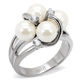 ISADY-Huahine-Bague-Femme-Acier-Oxyde-de-zirconium-Perle-blanche-0