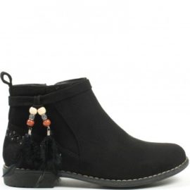 Ideal-Shoes-Bottines-effet-daim-avec-dtail-ethnique-Tahissia-0-2