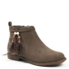 Ideal-Shoes-Bottines-effet-daim-avec-dtail-ethnique-Tahissia-0