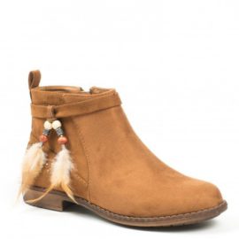 Ideal-Shoes-Bottines-effet-daim-avec-dtail-ethnique-Tahissia-0-3