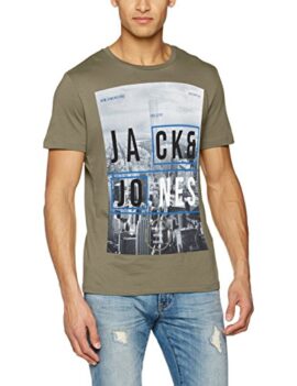 Jack-Jones-Jcomoin-Ss-Tee-Crew-Neck-Whs-T-Shirt-Homme-0