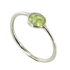 Les Poulettes Bijoux – Bague Argent 925 Demi-Sphère de Péridot Les Poulettes Bijoux – Bague Argent 925 Demi-Sphère de Péridot 2