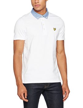 Lyle-Scott-Woven-Collar-Polo-Homme-0