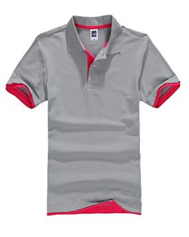 Moollyfox T-Shirt Casuel Sport Hommes Polo À Manches Courtes Moollyfox T-Shirt Casuel Sport Hommes Polo À Manches Courtes