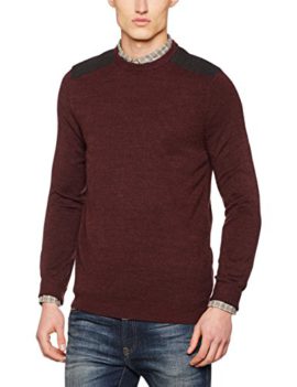 New Look Textured Patch, Pull Homme New Look Textured Patch, Pull Homme