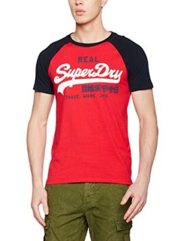 Superdry Vintage Logo Raglan, T-Shirt Homme Superdry Vintage Logo Raglan, T-Shirt Homme