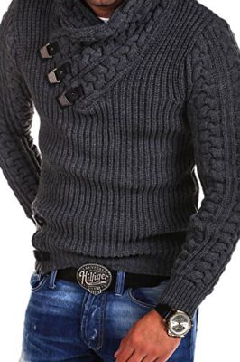 Tazzio pull en tricot avec col châle 15-462 Tazzio pull en tricot avec col châle 15-462 3