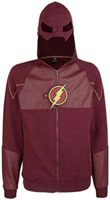 The-Flash-Cosplay-Character-Hoodie-Sweat–capuche-zipp-rouge-fonc-0-1