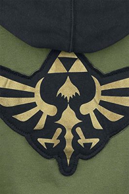 The-Legend-of-Zelda-Green-Triforce-Veste–Capuche-Femme-noirvert-0-2