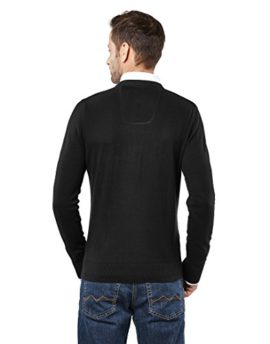 VB-Homme-pull-over-classique-encolure-en-V-coupe-troite-0-0