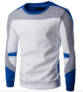 WSLCN-Homme-Sweatshirts-Col-rond-Manches-longues-Style-Sport-0-0