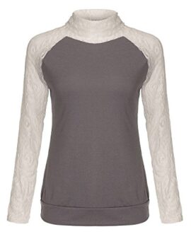 ZANZEA-Femme-Col-Haut-Slim-Dentelles-Manches-Longues-Pull-over-Sweater-0-0