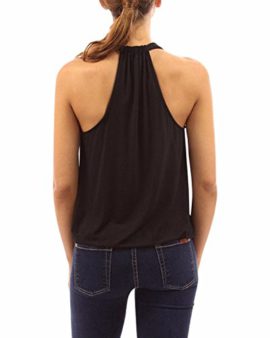 ZANZEA Femme Halter Col V Sans Manches à Bretelle Slim Vest Shirt Blouse Shirt Haut Tops Débardeur ZANZEA Femme Halter Col V Sans Manches à Bretelle Slim Vest Shirt Blouse Shirt Haut Tops Débardeur 3