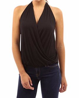 ZANZEA Femme Halter Col V Sans Manches à Bretelle Slim Vest Shirt Blouse Shirt Haut Tops Débardeur ZANZEA Femme Halter Col V Sans Manches à Bretelle Slim Vest Shirt Blouse Shirt Haut Tops Débardeur 2