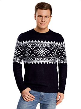 oodji Ultra Homme Pull à Imprimé Nordique oodji Ultra Homme Pull à Imprimé Nordique 2