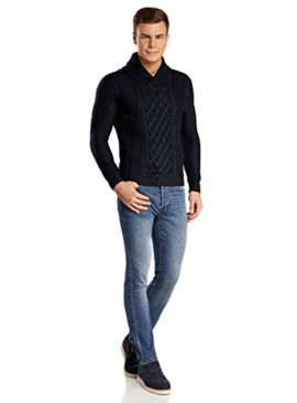 oodji Ultra Homme Pull à Torsades avec Col Châle oodji Ultra Homme Pull à Torsades avec Col Châle 6