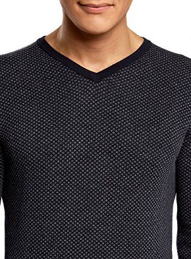 oodji-Ultra-Homme-Pull-over–Motif-Fin-Jacquard-0-1