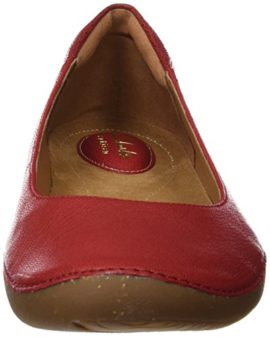 Clarks-Autumn-Sun-Escarpins-Femme-Rouge-Red-Leather-42-EU-0-2