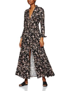 FIND-Robe-Longue-Imprim-Floral-Femme-0