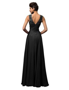 GRACE-KARIN-Femme-Robe-de-Cocktail-du-Soir–Col-V-sans-Manche-Robe-Maxi-0-0