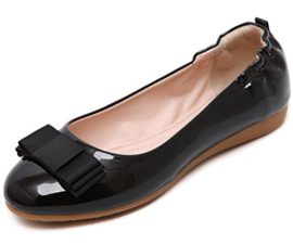 Minetom Femmes Élégant Chaussures Omelette Chaussures Avec Bowknot Talon Plat Orteil Fermé Ballerines Chaussons Minetom Femmes Élégant Chaussures Omelette Chaussures Avec Bowknot Talon Plat Orteil Fermé Ballerines Chaussons 2