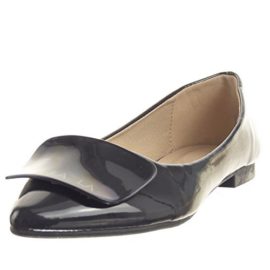 Sopily-Chaussure-Mode-Ballerine-Cheville-femmes-Brillant-verni-Talon-bloc-1-CM-Noir-0-1