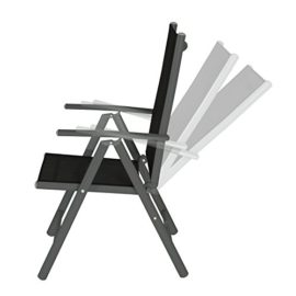 TecTake-Lot-de-2-aluminium-chaises-de-jardin-pliante-avec-accoudoir-anthracitenoir-0-1