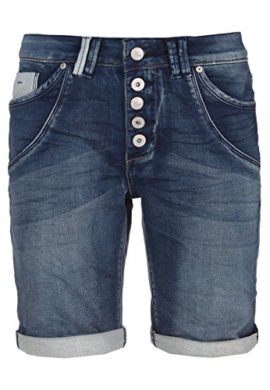 Urban-Surface-Bermuda-en-sweat-bleu-pour-femmes-Short-jeans-lgant-avec-revers-et-design-classique-5-poches-Short-en-denim-de-haute-qualit-0