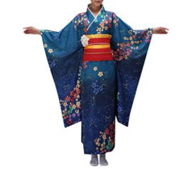 ACVIP-Femme-Elgant-Kimono-Japonais-Long-Peignoir-Robe-de-Bain-Imprim-Motif-MulticoloreTaille-Unique-0-1