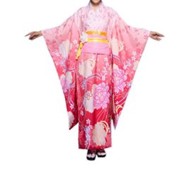 ACVIP-Femme-Elgant-Kimono-Japonais-Long-Peignoir-Robe-de-Bain-Imprim-Motif-MulticoloreTaille-Unique-0