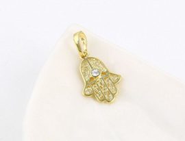 Cadeau-Fte-des-Mres-LORELYS-Cadeau-Main-De-Fatma-Femmes-Enfant-Collier-Pendentif-Plaqu-Or-Jaune-Orne-Dun-Zircon-Protection-Bonheur-Chane-Offerte-0-0