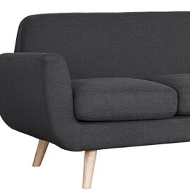 Canapé scandinave 3 places Danube Tissu Gris Foncé Canapé scandinave 3 places Danube Tissu Gris Foncé 5